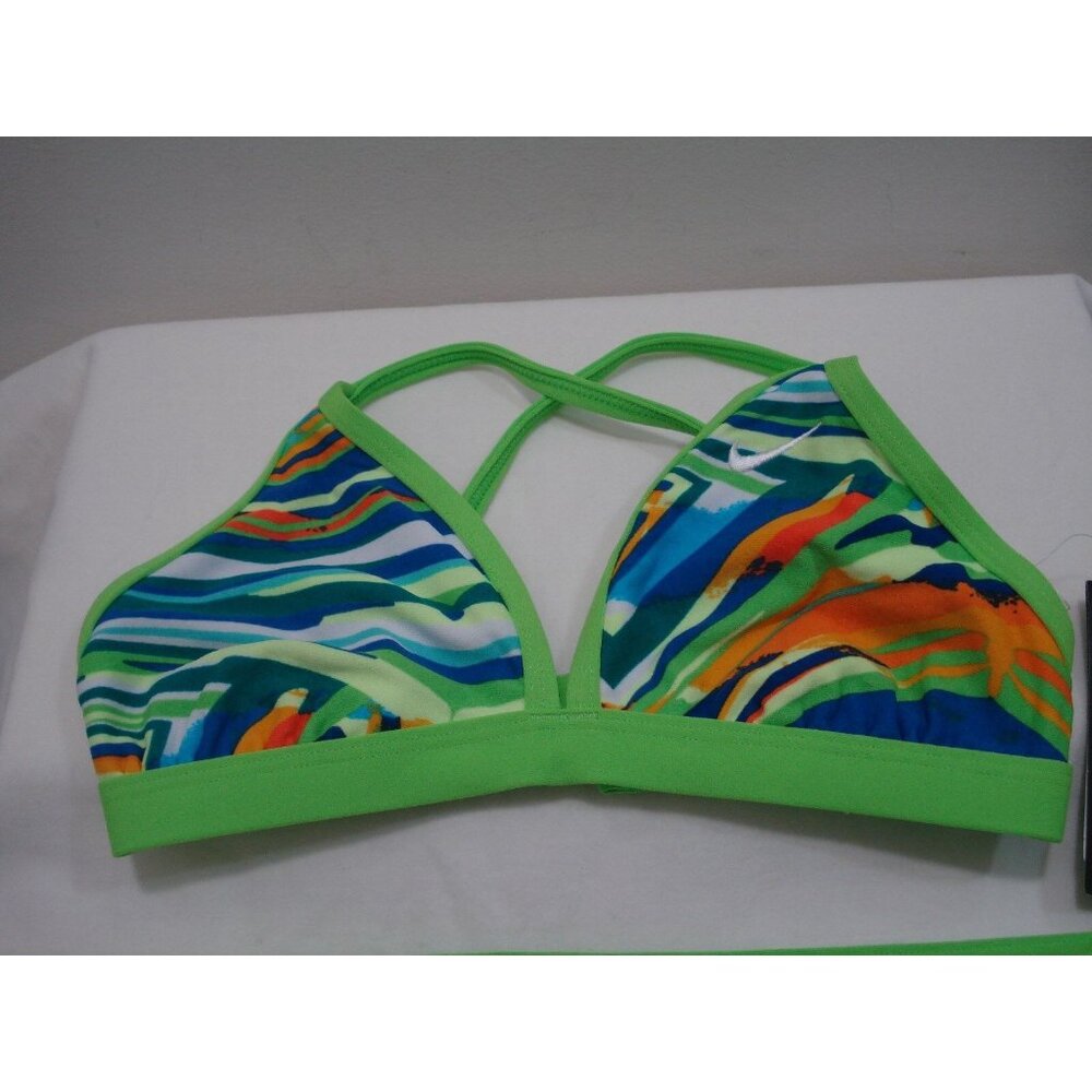 Nike Rio Geo Convertible Halter Two Piece Girls Size 24/GRL8 New - Picture 9 of 12